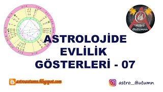 Astrolojide Evlilik Göstergeleri  07 [upl. by Ahsatak]