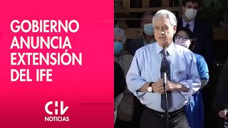 Presidente Piñera anuncia la extensión del IFE Universal [upl. by Sunday662]