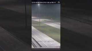 ODOT cameras catch the moment the earthquake hits Lake County [upl. by Ransell269]