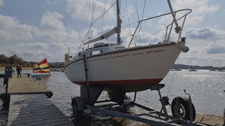 We Bought a Boat with NO EXPERIENCE Disaster  20ft Yacht Hurley 20 Ep1 [upl. by Joette]