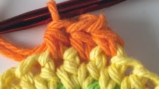 How to Crochet Standing Half Double Crochet [upl. by Enoryt]