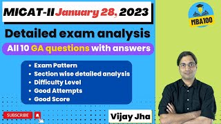 MICAT 2 202325 detailed analysis [upl. by Anoiuq]