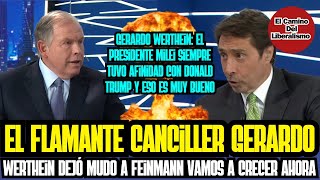 El flamante Canciller Gerardo Werthein mano a mano con Feinmann [upl. by Aan]