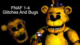 Five Nights At Freddys 14 Glitches and bugs [upl. by Ahsaeit]