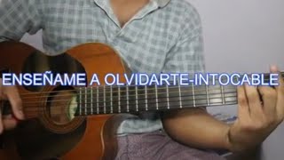 ENSEÑAME A OLVIDARTEINTOCABLETUTORIAL DE GUITARRA [upl. by Mushro]