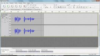 Changing sampling rate in Audacity [upl. by Aihsrop]