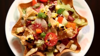 Mexican Style Salad  Healthy Salad Recipe  Ruchis Kitchen [upl. by Curr]