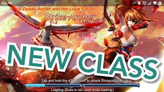 KRITIKA THE WHITE KNIGHTS  NEW CLASS  STRIKE ARCHER [upl. by Clemmie]