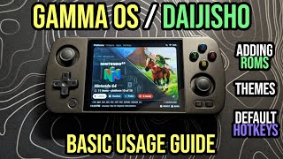 Gamma OS  Daijisho  Basic Usage Guide  RG405M [upl. by Grani]