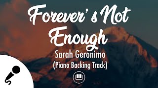 Forevers Not Enough  Sarah Geronimo Piano Backing Track [upl. by Jennifer]