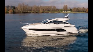 2021 Fairline Targa 45 GT Video Tour SOLD [upl. by Atikaj]