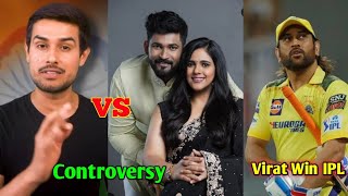 Dhruv Rathee vs Abhi amp Niyu Controversy  Ms Dhoni Virat Kohli [upl. by Alcott]