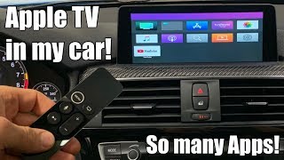 V75 Apple TV in my F80 BMW M3 All Apps and Screen Mirroring [upl. by Brenk498]