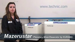 Mazerustar Planetary Mixer Demonstration Video 2  Mixing Dry Powders [upl. by Aeresed]