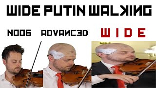 5 Levels of Wide Putin Walking Noob to W I D E [upl. by Franek]