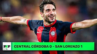 CENTRAL CÓRDOBA 0 SAN LORENZO 1  RESUMEN PASO A PASO  HD [upl. by Minne15]