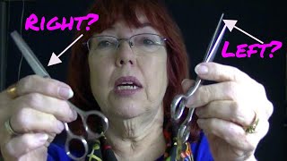 Left or right handed shears What is the difference between right handed or left handed scissors [upl. by Olim]