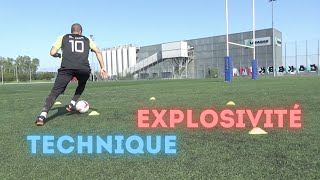 Entraînement EXPLOSIVITÉ et TECHNIQUE au Football [upl. by Adnhoj]