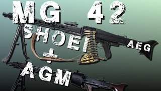 🔫 MG42 AEG SHOEI amp AGM video review 12 [upl. by Erdda990]