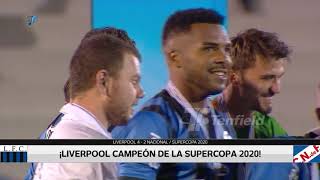 Final Super Copa Uruguaya 2020  Liverpool 42 Nacional  Festejos [upl. by Emmer]