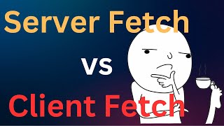 Server vs Client Side Data Fetching in Nextjs 14 [upl. by Aivata]