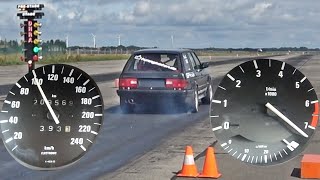 EXTREME FAST BMW 325i E30 Turbo Acceleration Tuning by GP Power [upl. by Colt]