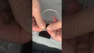 How to open close Pandora Moment Heart Closure Snake Chain Bracelet [upl. by Asyle]