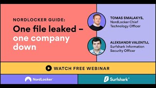 One file leaked – one business down Business cyberthreats explained  NordLocker Guide [upl. by Kiersten992]