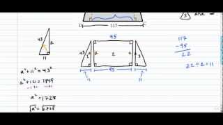 Isosceles Trapezoids  Altitudes More Challenging [upl. by Ennovaj188]