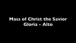 Mass of Christ the Savior Gloria Alto [upl. by Mala]