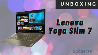 Unboxing de la Lenovo Yoga Slim 7 14ITL05 [upl. by Yhtak]