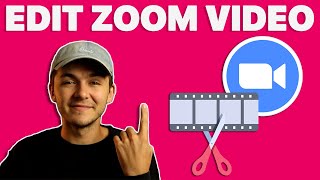 How to Cut Split amp Trim a Zoom Call Recording [upl. by Yddur]