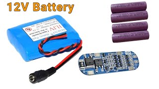 Home Made 12V 1200mah Lithiumion Battery Pack [upl. by Ettie400]