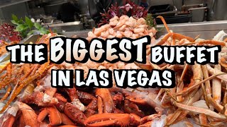 The BIGGEST BUFFET in Las Vegas  Bacchanal Buffet  Caesars Palace  January 2024 [upl. by Eeuqram]