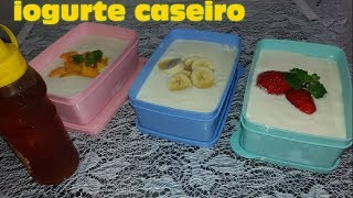 IOGURTE NATURAL CASEIRO COM FRUTAS [upl. by Atikel237]