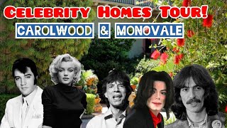 CELEBRITY Homes Tour of HOLMBY HILLS [upl. by Ykvir]