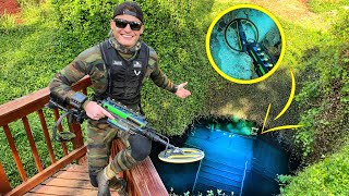 Scuba Diving the Devils Den Prehistoric Spring for Lost Valuables Metal Detecting Underwater [upl. by Mikel536]