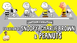 Evolution of SNOOPY CHARLIE BROWN amp PEANUTS  70 Years Explained  CARTOON EVOLUTION [upl. by Anawit4]