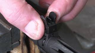 How to Precisely Adjust the Windage Marks of an M1A or M1 Garand with the Front Sight [upl. by Harsho573]