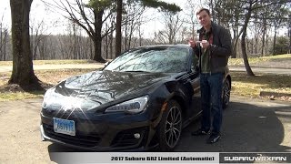 Review 2017 Subaru BRZ Limited Automatic [upl. by Uyekawa83]