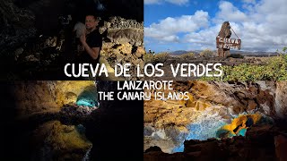 Caves of the greens Cueva de los Verdes in Lanzarote The Canary Islands [upl. by Karol492]