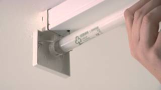 How to replace a fluorescent tube light [upl. by Elaval]