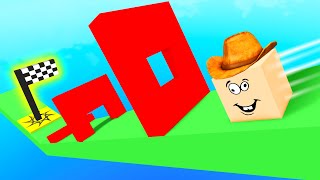 Roblox Obby But Youre A CUBE [upl. by Martainn582]