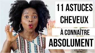 11 Astuces en 3 Minutes  Cheveux Afro [upl. by Inar]