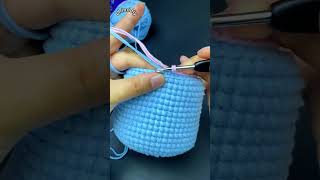 küçük bir çanta nasıl örülür 小さなバッグのかぎ針編み how to crochet a small bag 작은 가방 코바늘 뜨개질 방법 かぎ針編み 뜨개질 [upl. by Ariel]