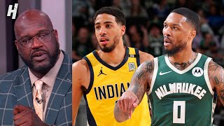 Inside the NBA reacts to Pacers vs Bucks Game 1 Highlights  2024 NBA Playoffs [upl. by Denyse316]