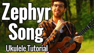 Red Hot Chili Peppers  Zephyr Song Ukulele Tutorial [upl. by Senaj253]