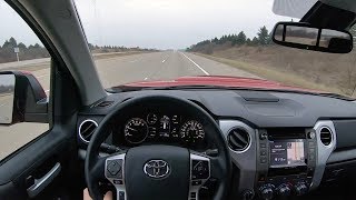 2019 Toyota Tundra 4x4 SR5 Double Cab  POV Review [upl. by Joye]