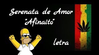 Serenata de Amor Letra  Afinaito [upl. by Siramay523]