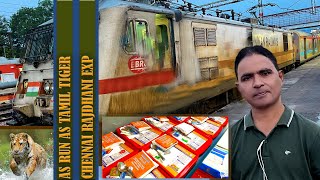 CHENNAI CTRLH NIZAMUDDIN  CHENNAI RAJDHANI EXP  FULL JOURNEY  1ST PART [upl. by Calia443]